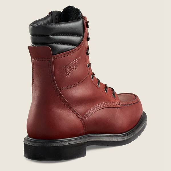 Mens Red Wing Supersole® - 8-inch Soft Toe - Work Boots Burgundy - GSK836270